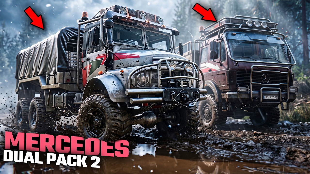 Mercedes-Benz Trucks Dual Pack 2 🚧 | SnowRunner