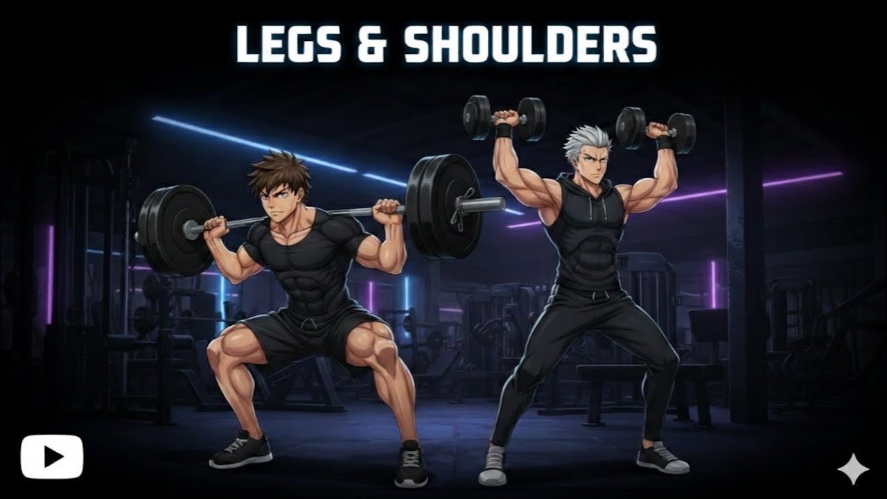 Leg and shoulder workout 