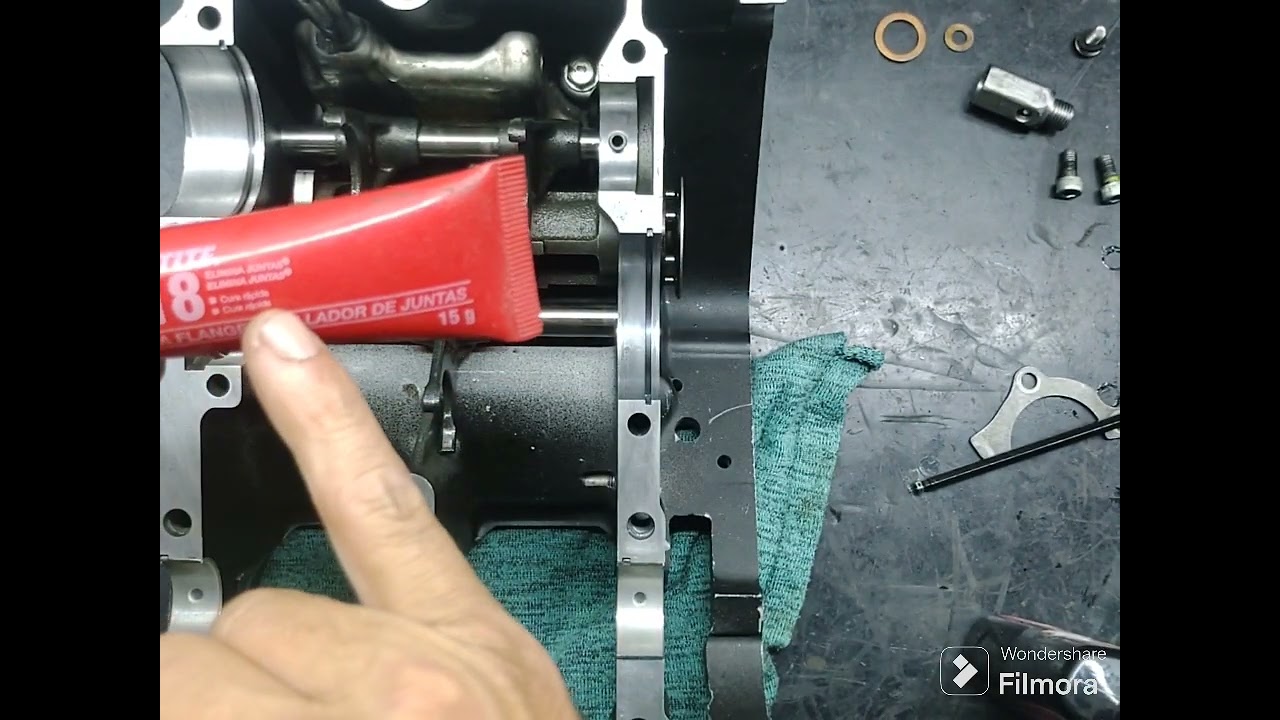 proyecto Kawasaki ninja ,armado de caja de velocidades (gear box) ninja 250