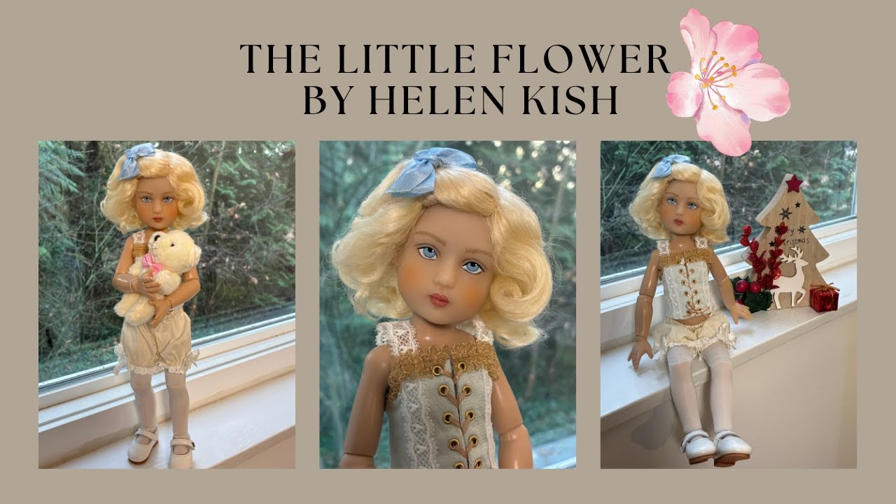 Comparing The Little Flower doll by Helen Kish with my new Anne doll. Such a cutie!