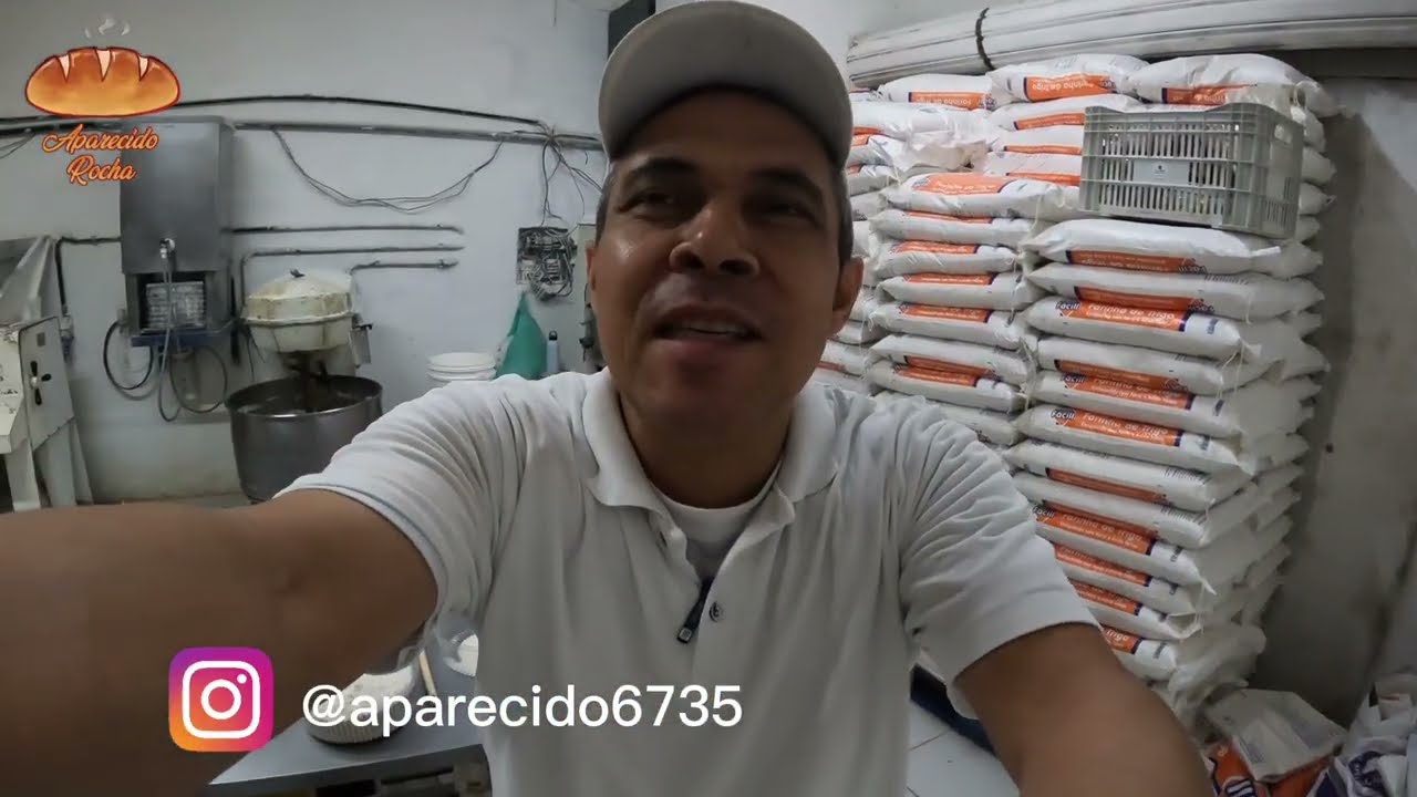 Pão caracol com creme 