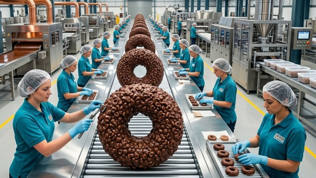 How Chocos Are Made | Chocolate Cereal Factory Process
