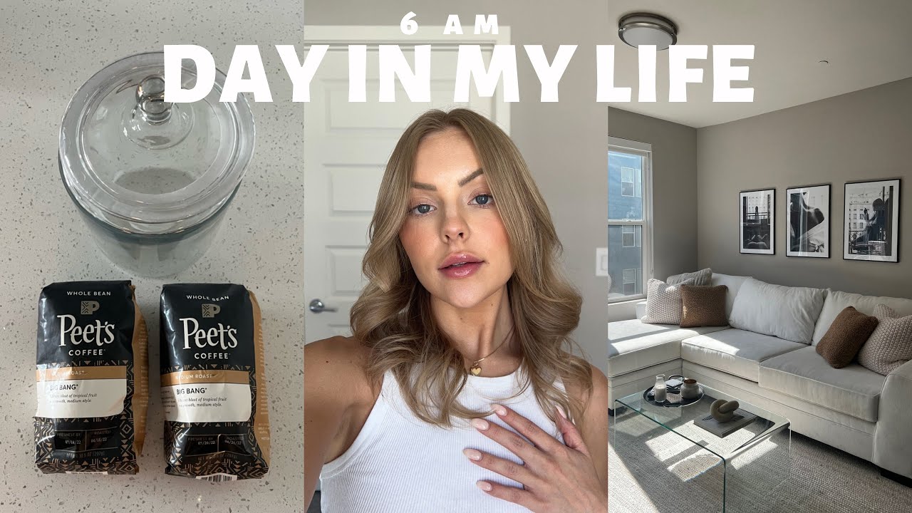 6AM DAY IN MY LIFE: productive morning, summer makeup routine, running errands and more!