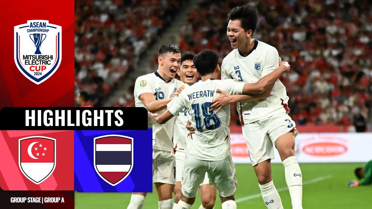 🇸🇬 SINGAPUR 2-4 TAJLANDIA 🇹🇭 | #MITSUBISHIELECTRICCUP 2024 GRUPA A