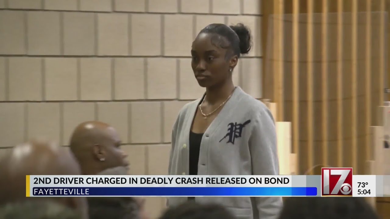 2nd driver charged in deadly Fayetteville crash released on bond