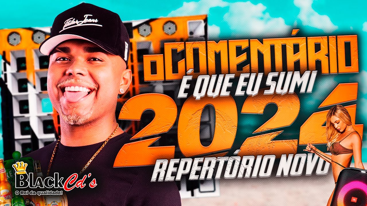 DODO PRESS&Atilde;O 2024 - O COMENT&Aacute;RIO &Eacute; QUE EU SUMI - 7 M&Uacute;SICAS NOVAS COM GRAVE BLACK CDS