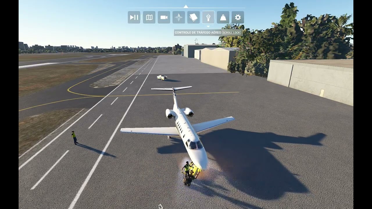 MSFS20 CESSNA CJ4 SBSP X SBCT RNAV Z RWY 15