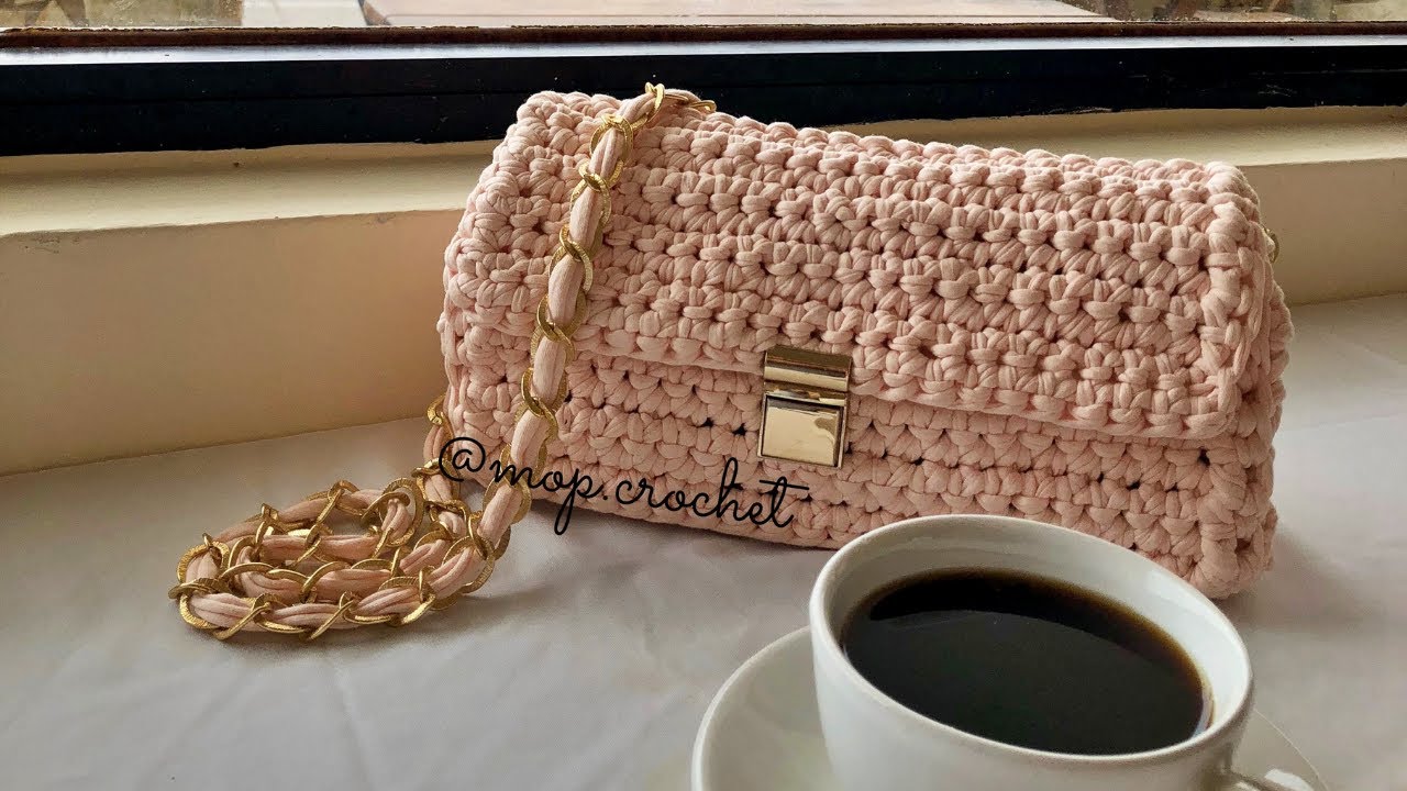 Bolso a Crochet | Trapillo | Fácil y Rápido | Diestra