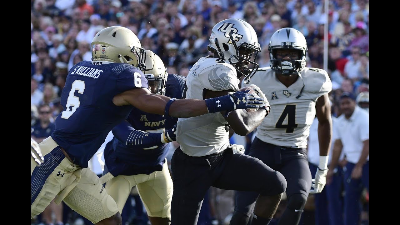 Football Highlights - #20 UCF 31, Navy 21