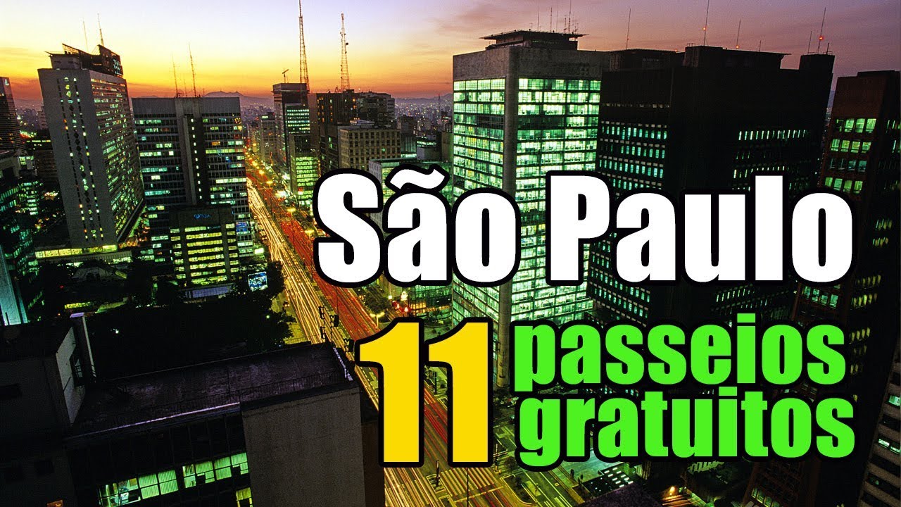 11 passeios gratuitos em São Paulo
