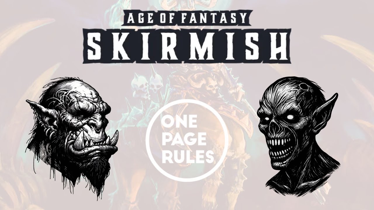 One Page Rules Age of Fantasy Skirmish Battle Report Orcs vs Vampiric Undead