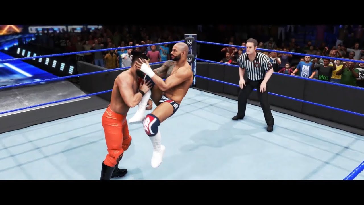 Andrade vs Ricochet WWE 2K Dream Match Highlights
