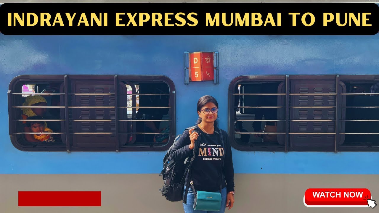 Indrayani express full train journey | Mumbai to Pune | Monsoon train journey | Lonawala | Khandala