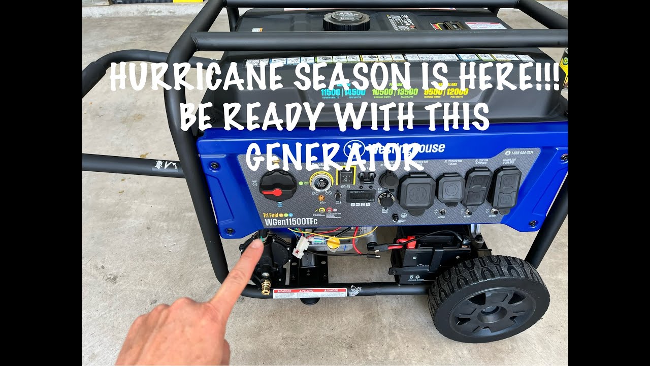 TRI-Fuel Generator and IT'S HURRICANE READY !!! GENERATOR UNBOXING!!!!- Westinghouse WGEN11500 TFC