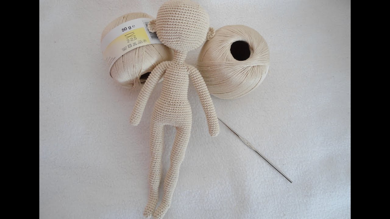 How to crochet doll body  crochet