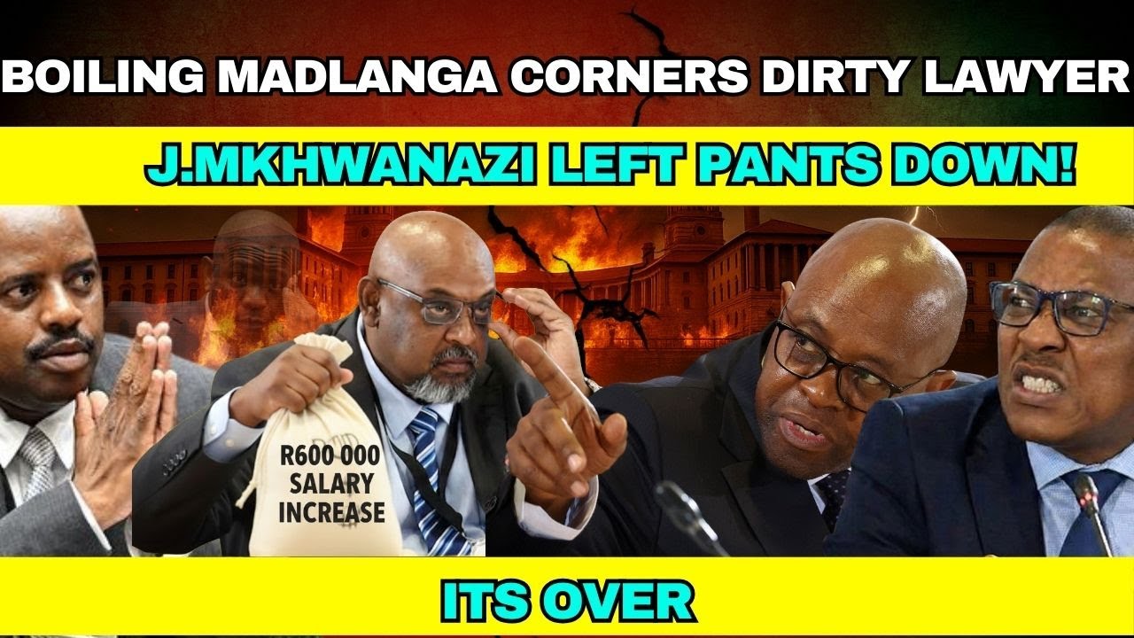 BOILING Madlanga CORNERS Dirty Lawyer-J.Mkhwanazi LEFT PANTS DOWN!!!