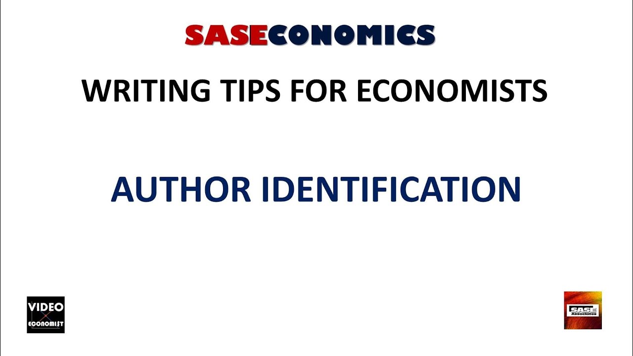 Rules of Writing: Author Identification