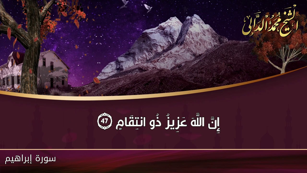 ما تيسر من سورة إبراهيم للقارئ الشيخ محمد الدالي | 2019