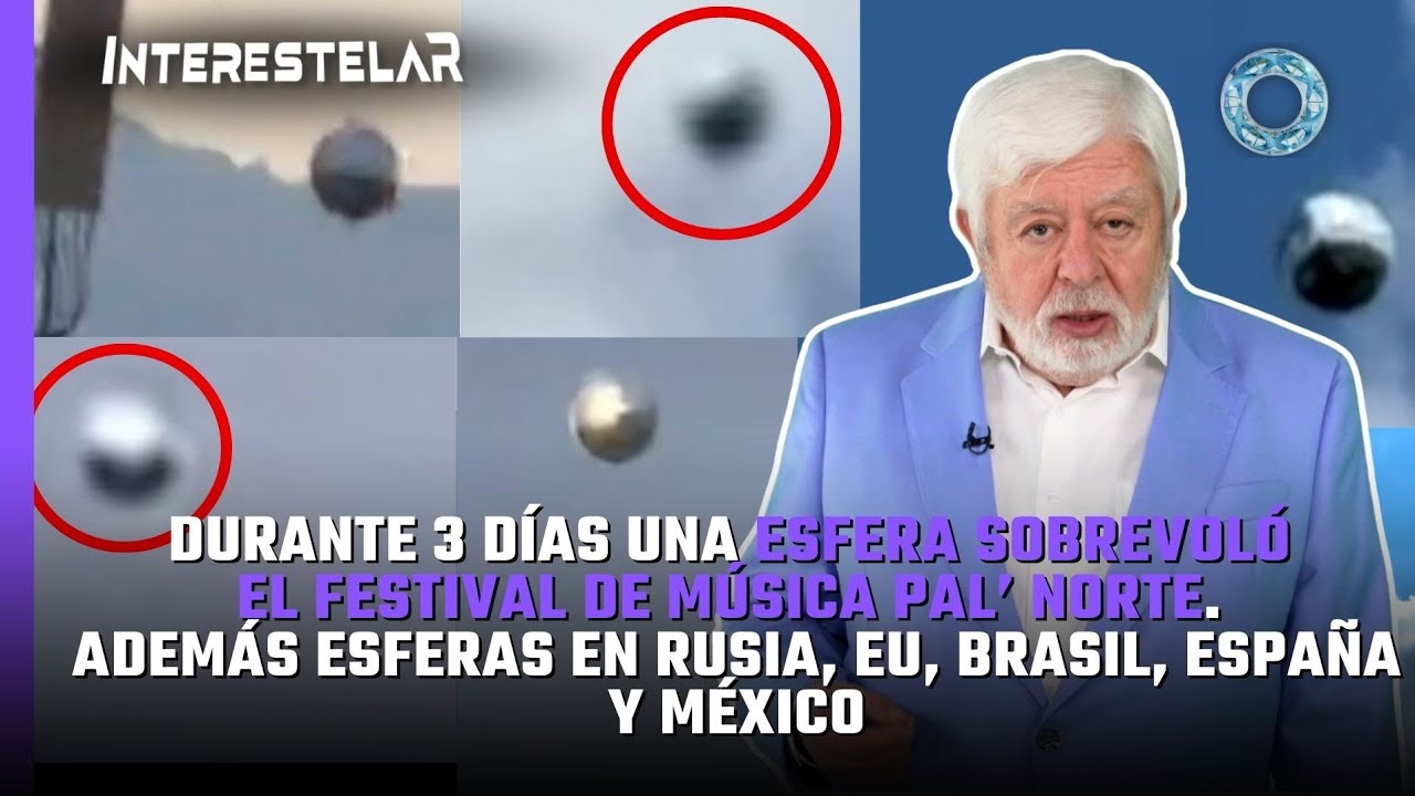 Durante 3 d&iacute;as una esfera SOBREVOL&Oacute; el festival de m&uacute;sica PAL' NORTE &iexcl;Extraordinarias im&aacute;genes! 🛸