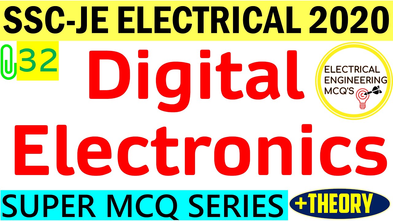 Digital Electronics MCQ | SSC-JE | Class 32 |  हिंदी 🔴