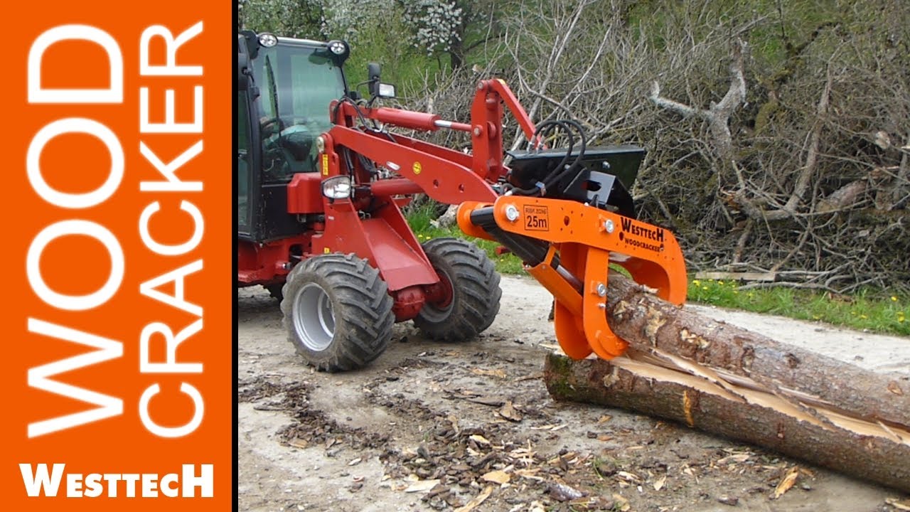 WESTTECH Woodcracker L540 am Hoflader ECOLINE