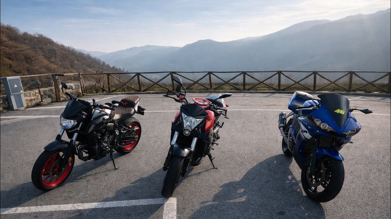 CB 1000 R (4K) x R6 x MT07 
