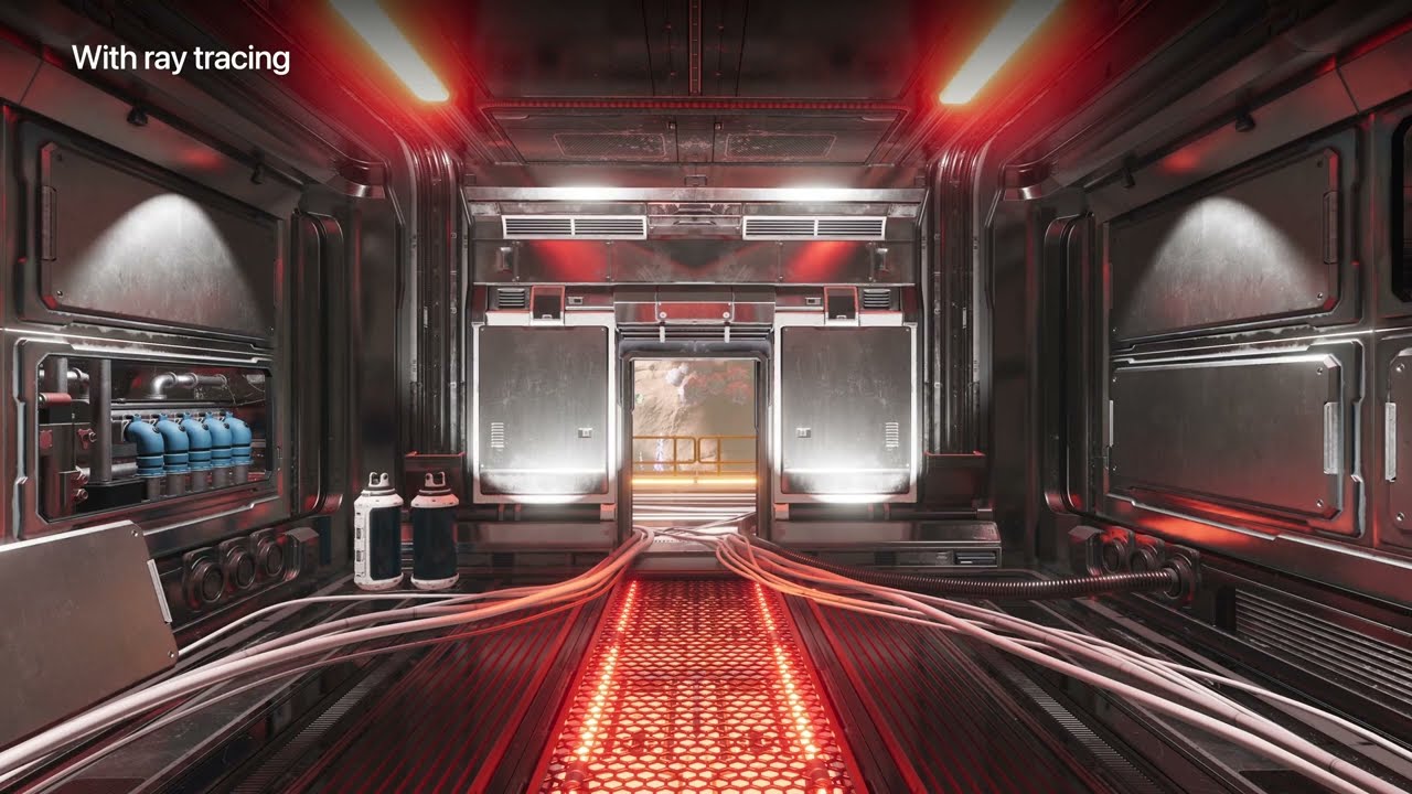 iPhone 15 Pro with hardware-accelerated ray tracing for Game and AR