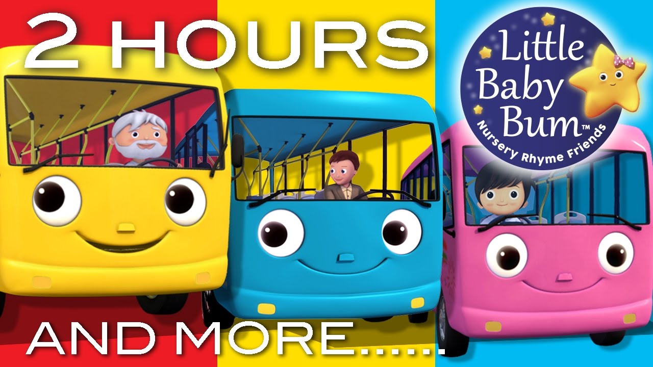 Wheels On The Bus + More | Nursery Rhymes for Babies by LittleBabyBum