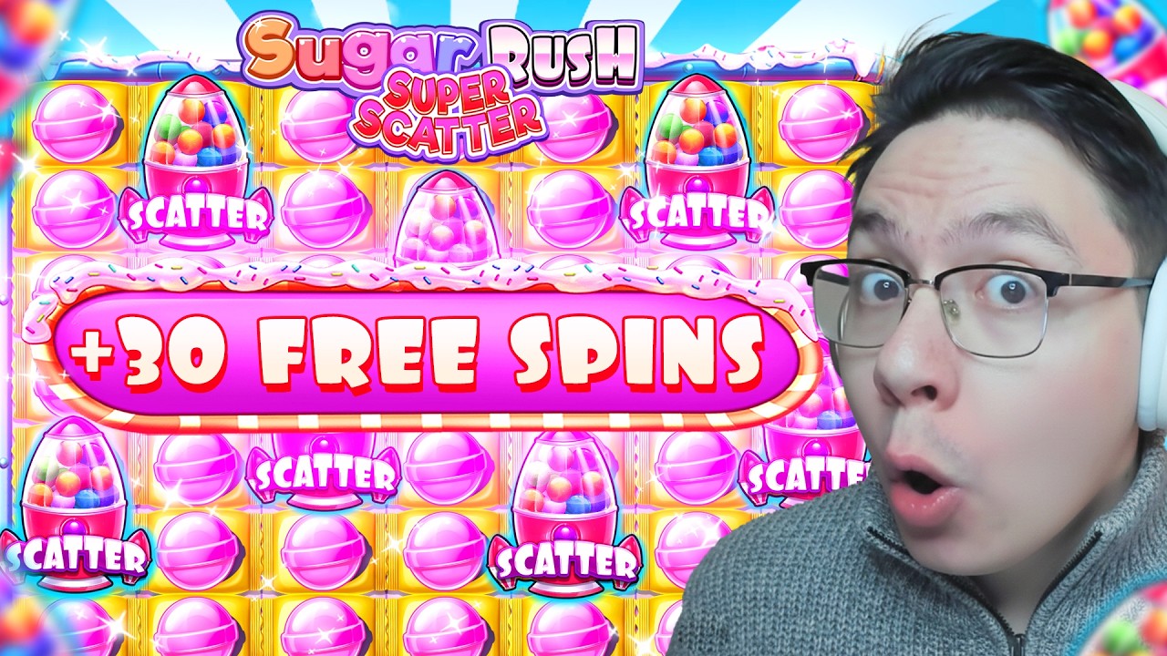 I HIT a GIANT CLUSTER HUGE WIN on Sugar Rush Super Scatter