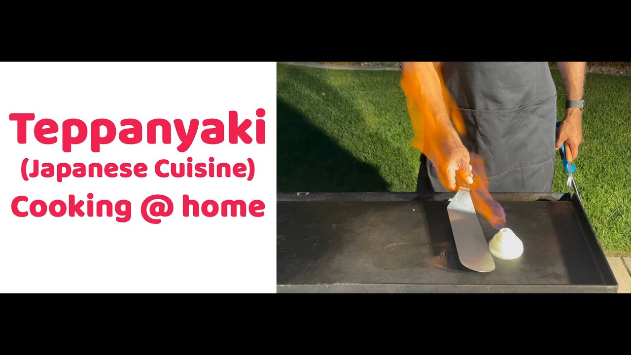 Teppanyaki Grill Cooking @ home #TeppanyakiGrill #homecooking #hibachicookingathome