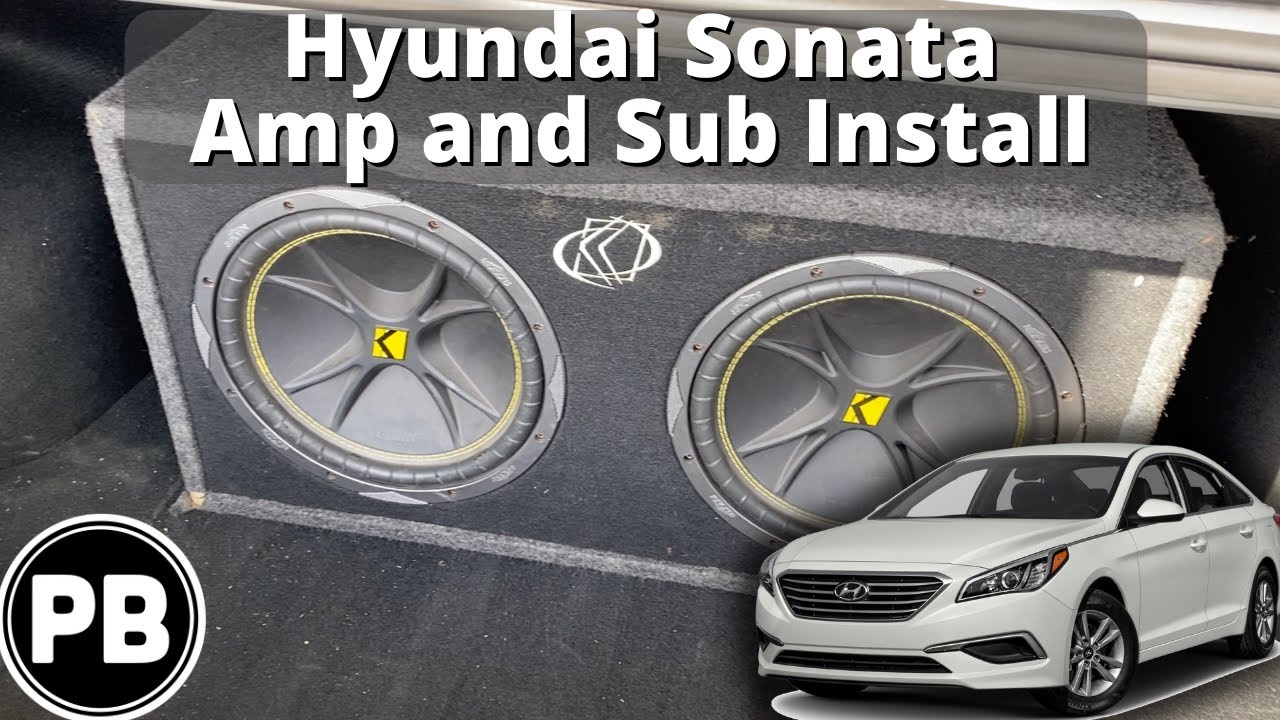 Установка усилителя и сабвуфера Hyundai Sonata 2015–2019 годов