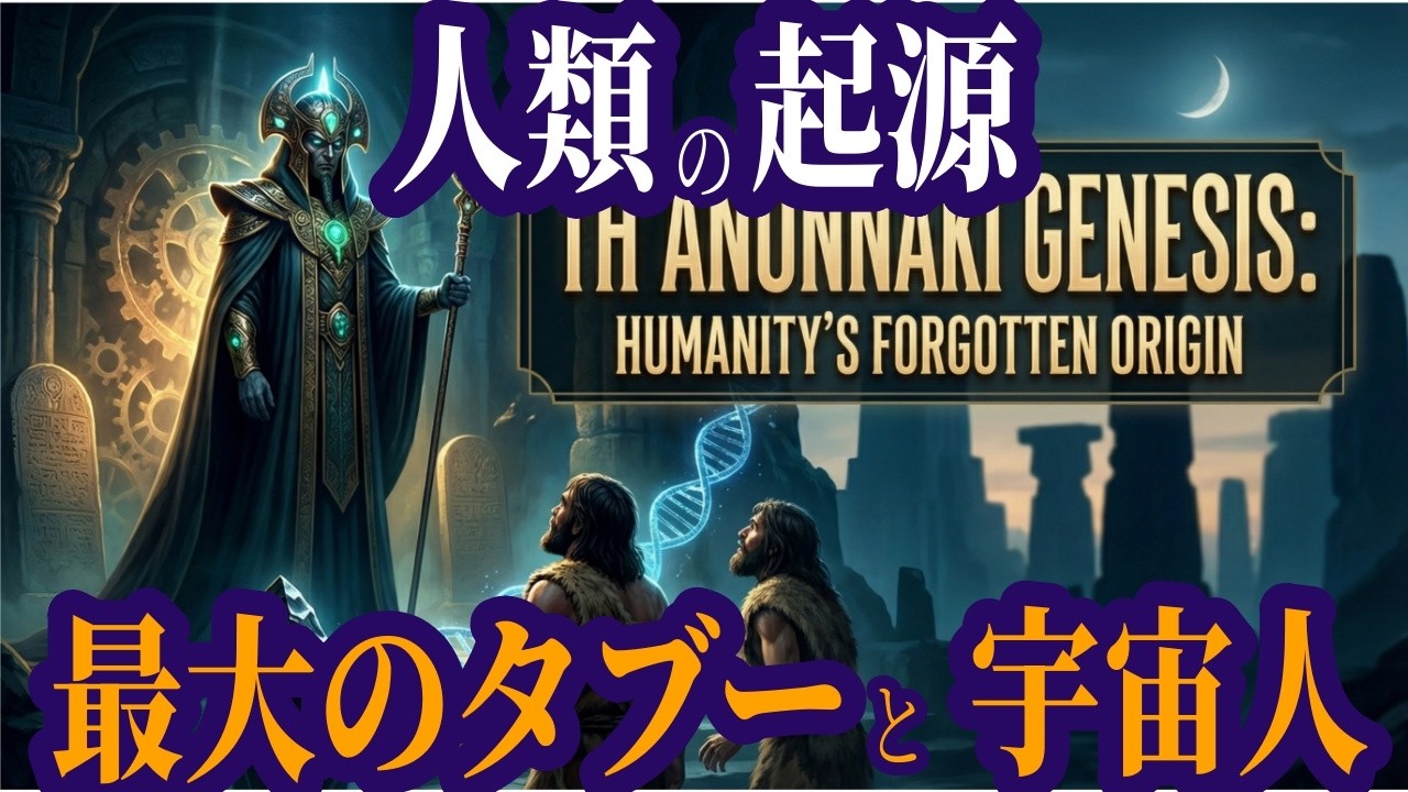 人類は「神」に創造された奴隷種族だった？アヌンナキの遺伝子操作と2番染色体の融合、そしてRhマイナス血液型の謎
