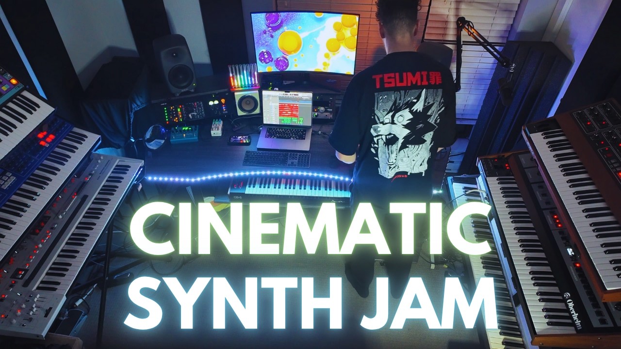 Cinematic Synth Performance | Super Gemini, OB-X8, Prophet 10, Moog Matriarch, Redshift 6 & 3rd Wave