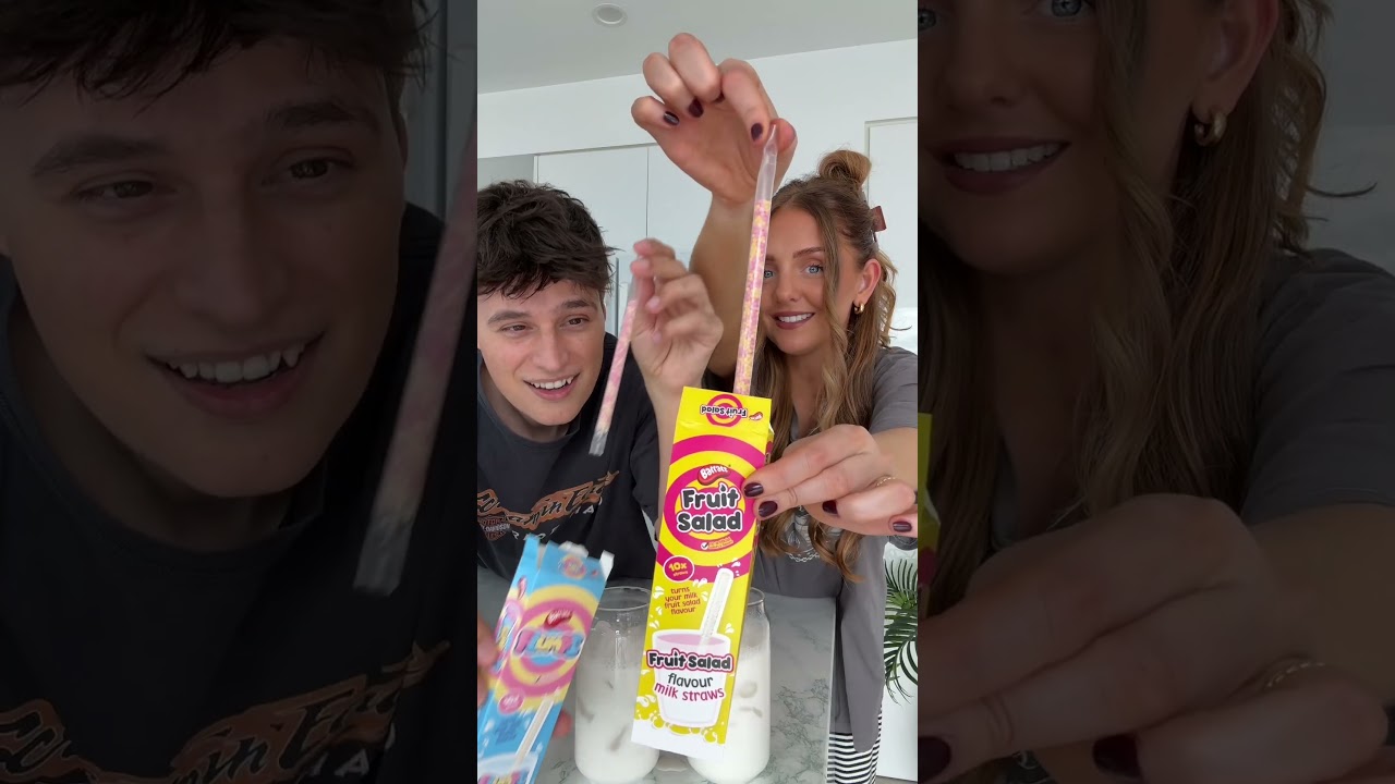 Trying The Worlds WEIRDEST Flavored Straw?! 🤪