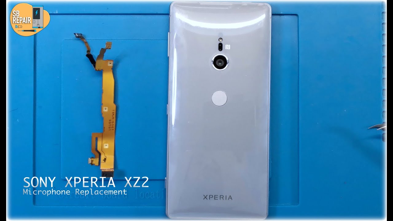 Sony Xperia Xz2 Замена микрофона #Sony #xperia