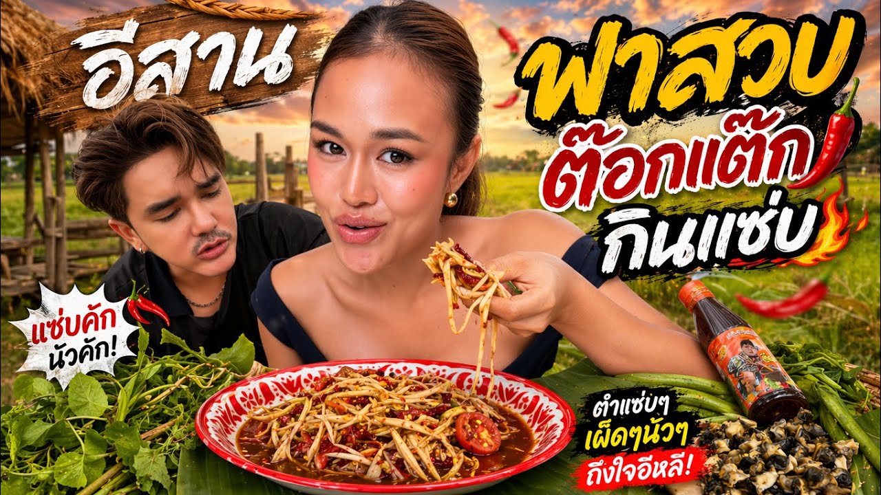 อีสานพาเลาะ Ep72 ต๊อกแต๊กคนสวยกินแซ่บ