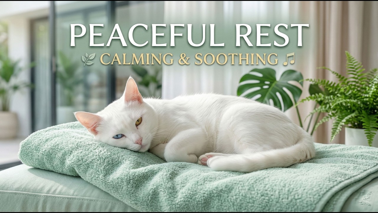 Music for Cats 🌿 Calming & Soothing Sounds for Peaceful Rest and Deep Relaxation 🎶