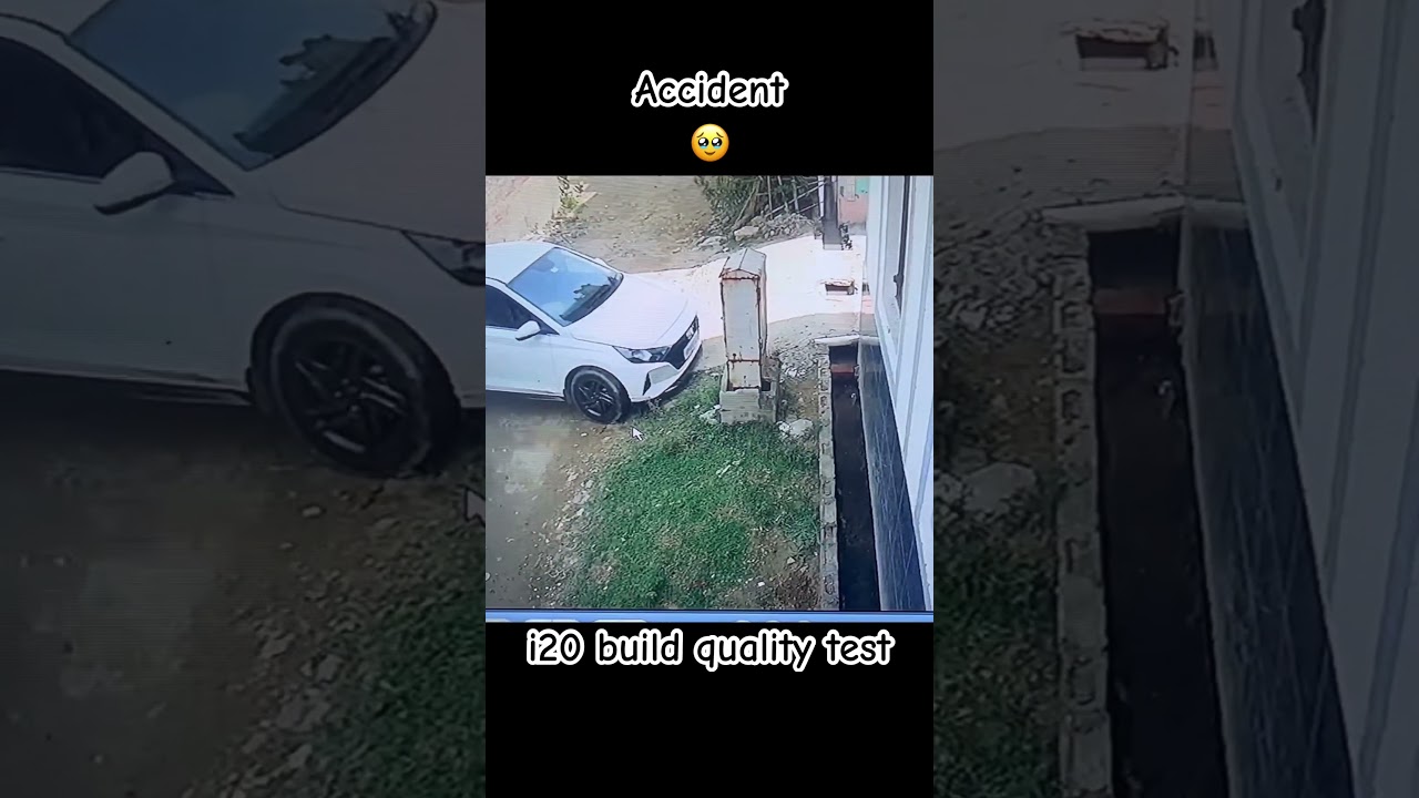 I20 accident #build #quality #test #i20 #subscribe #like #viral #art #cctv #trendingshorts #trend