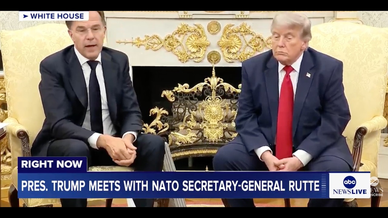 President Trump meets with NATO Secretary-General Rutte at the White House: LIVE
