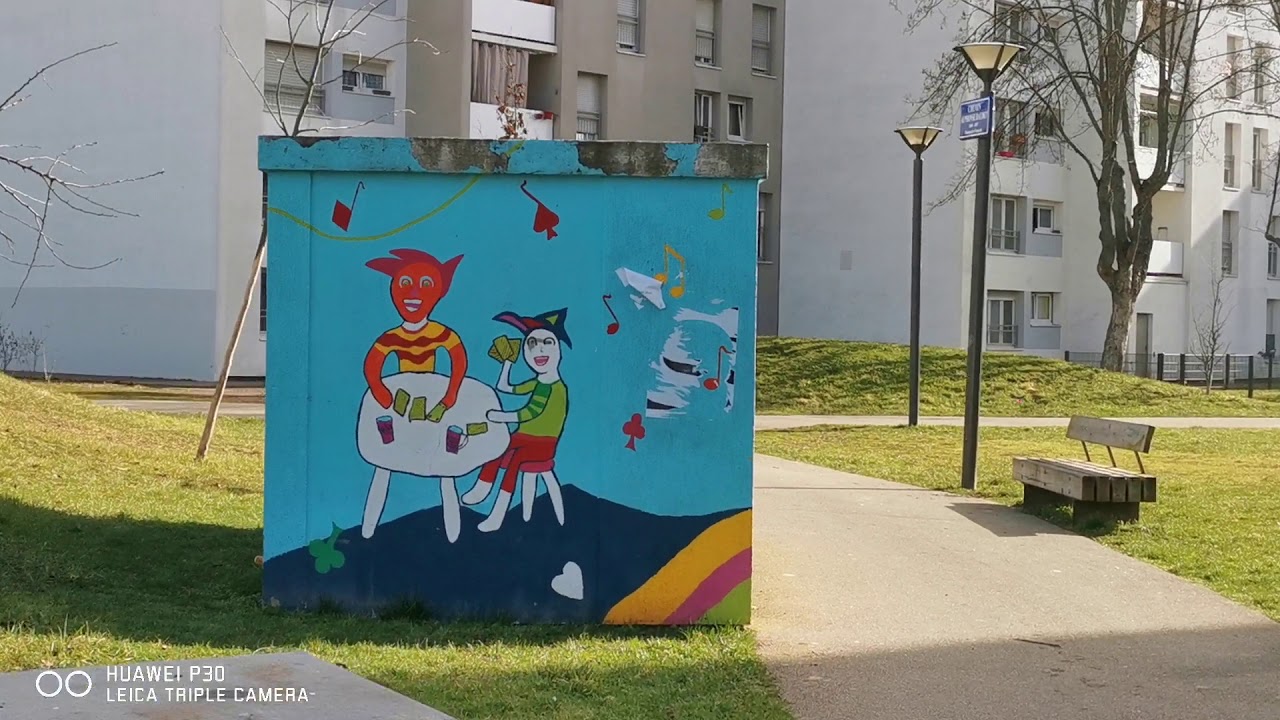 Strasbourg : Hautepierre maille Catherine, 67200 Strasbourg, Bas-Rhin, Alsace, France. Février 2021