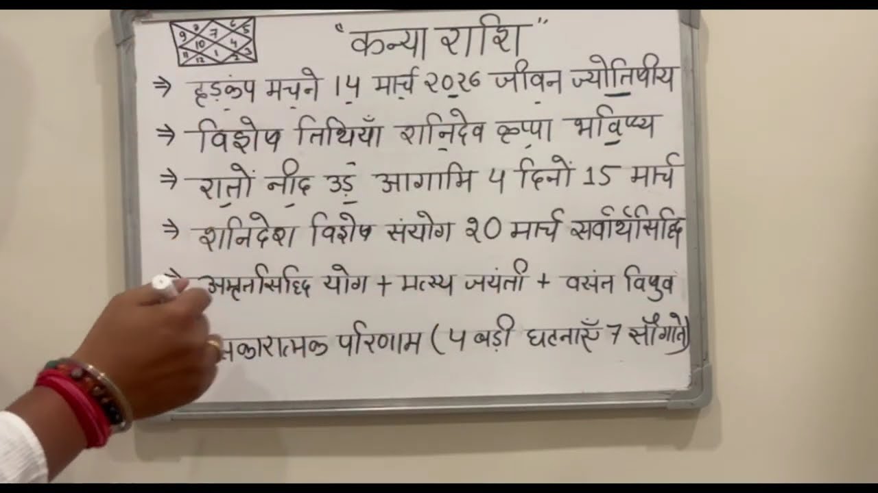 कन्या राशि 15 मार्च 2026 राशिफल 😱 हड़कंप मचाने वाला सच! नींद उड़ जाएगी @kanyabharti
