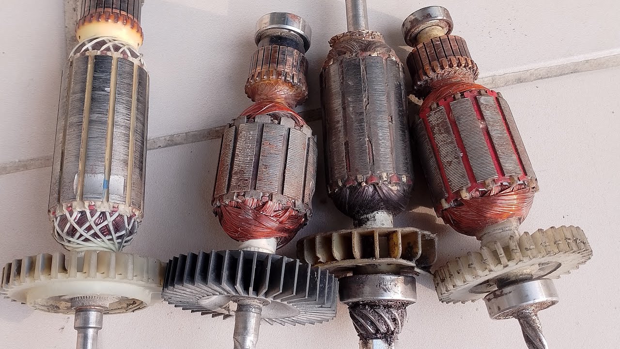 JTRewinding all defective armature
