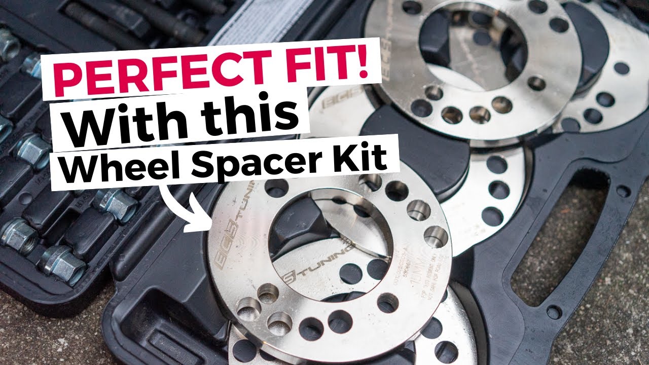 Using a wheel spacer kit to determine the PERFECT fitment! How to use ECS Tuning Wheel Space kit.