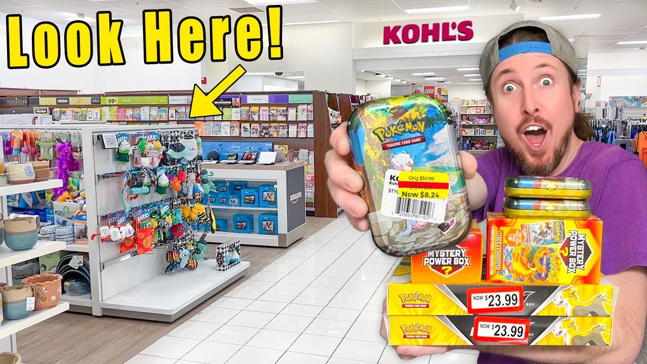 HURRY! Found Kohl's SECRET Clearance Pokemon Cards!
