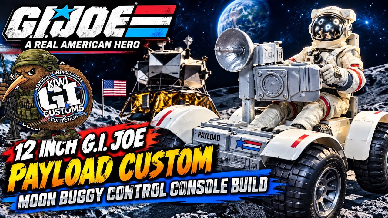 G.I. Joe 12” Payload & Moon Buggy Control Panel Custom Project