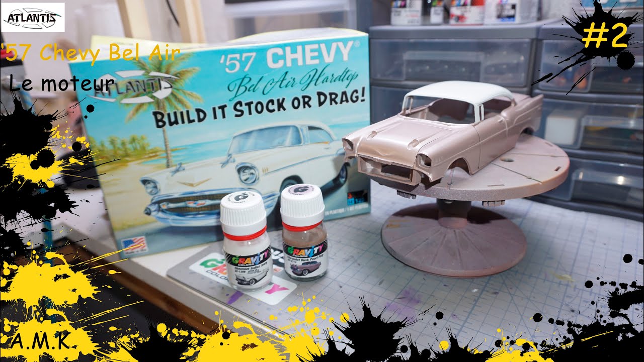 Atlantis 57' Chevy Bel air 1/25: #2 La carrosserie