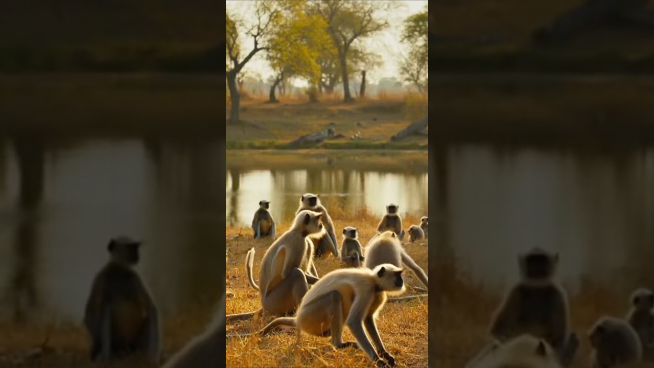 The Lion’s Sudden Attack on Monkeys | Raw Jungle Drama