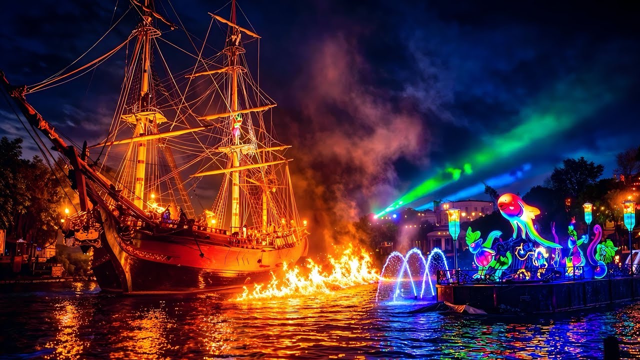 Fantasmic! The Most Epic Nighttime Spectacular - 4K POV - Disneyland Show (April 2026)