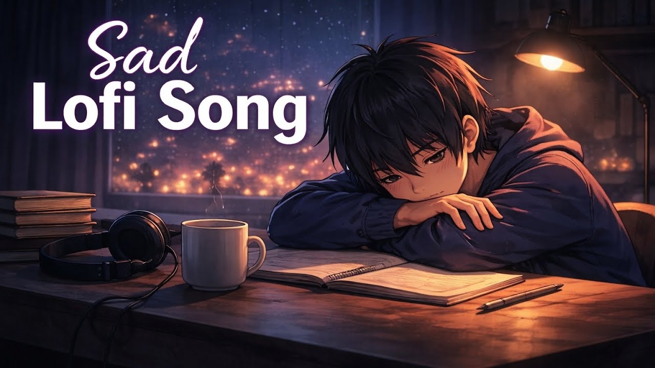 👉 Late Night Overthinking 🌙 | Sad Lofi Instrumental | Slowed + Reverb