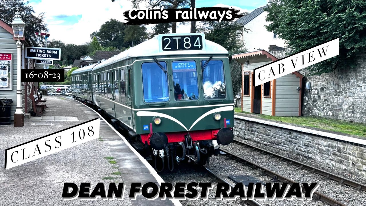 Episode 46: Dean Forest Railway, Cab view from Class 108 DMU. #deanforestrailway